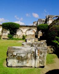 Ruins of Santa Clara church and convent in Antigua, Guatemala